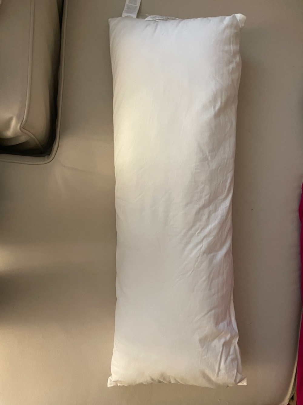 Westelm Pottery barn White Home Body Pillow Insert 14”x36”- Soft Support Bedding